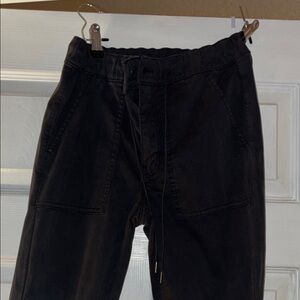 Black Jogger Pants from American eagle with side zipper